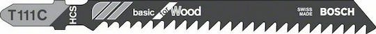 Bosch T111C Jig Saw Blade for Wood 100mm Basic for Wood 2608630033