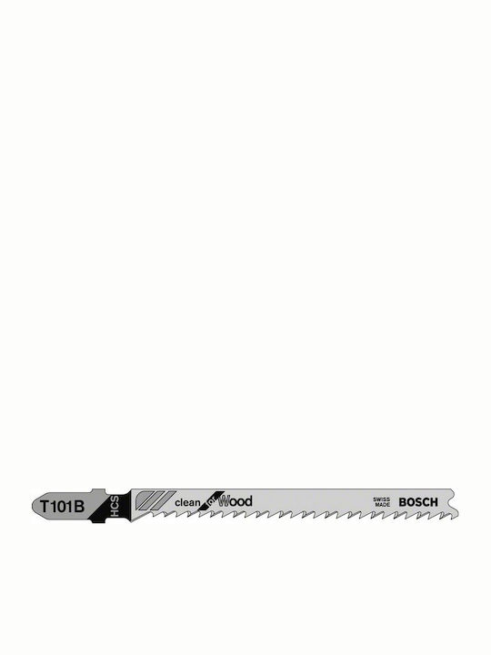 Bosch T101B Λάμες Clean for Wood για Ξύλο 5τμχ