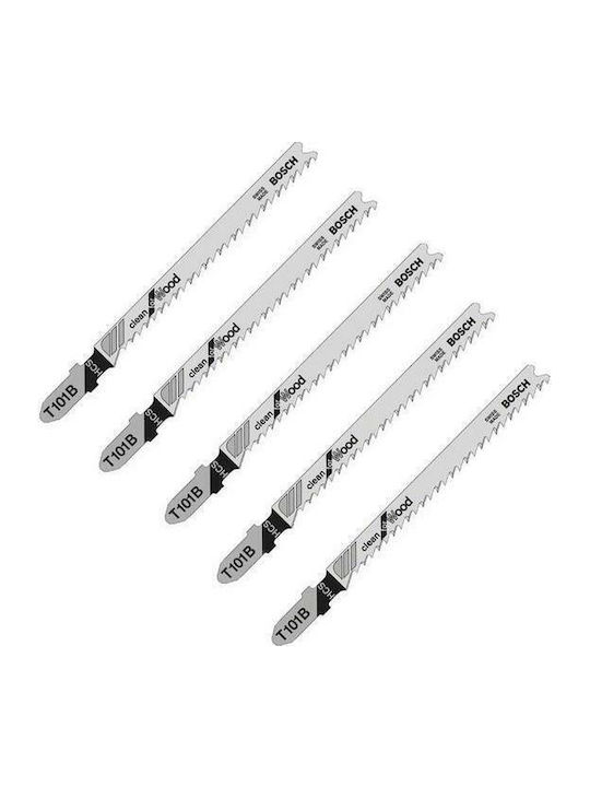 Bosch T101B Λάμες Clean for Wood για Ξύλο 5τμχ