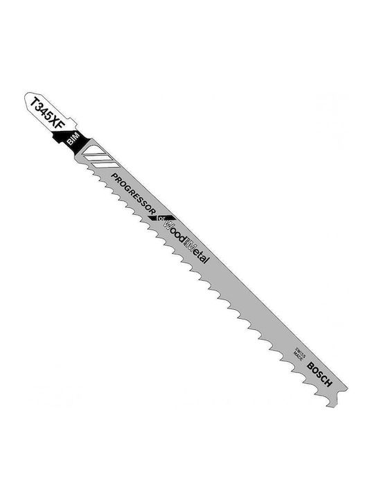Bosch T345XF Λάμες Progressor for Wood & Metal για Μέταλλο και Ξύλο 105mm 5τμχ