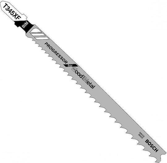 Bosch T345XF Jig Saw Blade for Metal and Wood 105mm Progressor for Wood & Metal 5pcs 2608634994