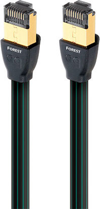 Audioquest U/UTP Кат. 7 (10Gbps) Мрежов Ethernet кабел 0.75m Черен