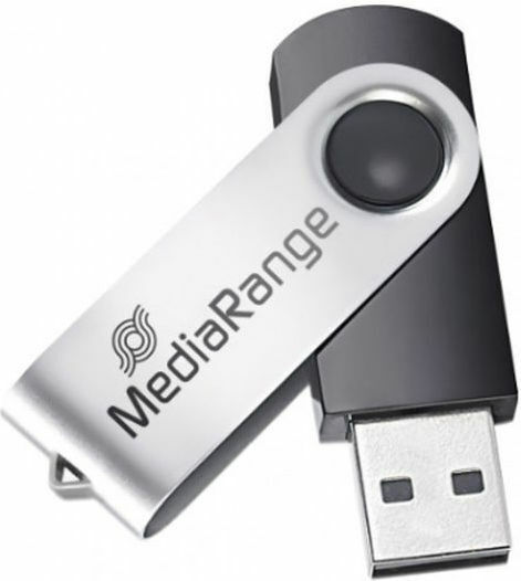 MediaRange 32GB USB 2.0 USB-Stick Schwarz