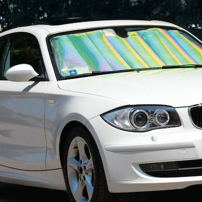 Auto Gs Car Windshield Sun Shade with Suction Cup Laser Sun Tinted SIlver 175x90cm