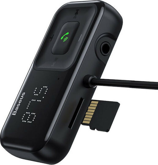 Baseus FM Transmitter Αυτοκινήτου S-16 με Bluetooth / USB / AUX / MicroSD