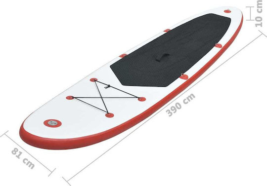 vidaXL Φουσκωτή Σανίδα SUP με Μήκος 3.9m Λευκή