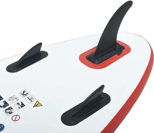 vidaXL Φουσκωτή Σανίδα SUP με Μήκος 3.9m Λευκή