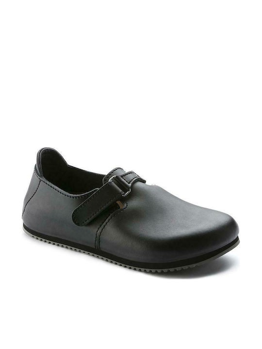 Birkenstock Linz SL Professional Δερμάτινα Ανατομικά Σαμπό Μαύρα Birkenstock Linz SL Professional Δερμάτινα Ανατομικά Σαμπό Μαύρα