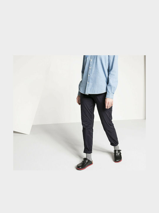Birkenstock Kay SL Professional Δερμάτινα Ανατομικά Σαμπό Μαύρα