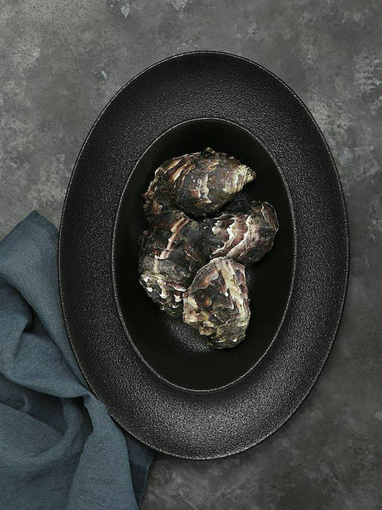 Maxwell & Williams Caviar Сервизна Плато от Порцелан Черно 35x25бр 1бр