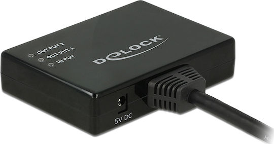 DeLock 87700 UHD 1 input/2 outputs HDMI Splitter 87700