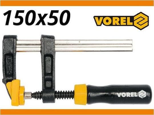 Vorel 37101 Clamp Type "F" Maximum Opening 150mm