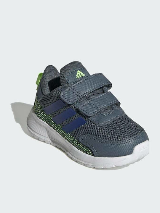 Kids Sports Shoes Running with Hoop & Loop Closure Legacy Blue Royal Blue Signal Green
