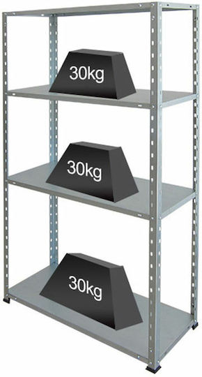 Vesta Shelf Dexion Galvanized 75x30x145.5cm BG30/4