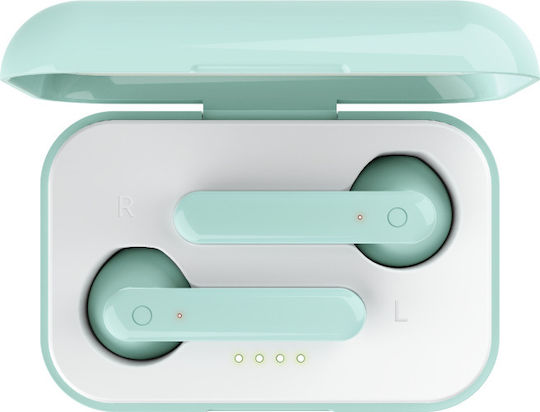 Trust Primo Touch Ohrstöpsel Bluetooth-Freisprecheinrichtung Kopfhörer mit Ladeetui Mint