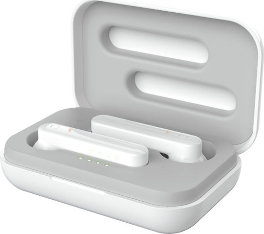 Trust Primo Touch Earbud Bluetooth Handsfree Earphones with Charging Case White