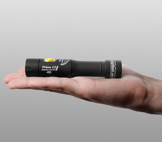 Armytek Wiederaufladbar Taschenlampe LED mit maximaler Helligkeit 1250lm Prime C2 Magnet Schwarz