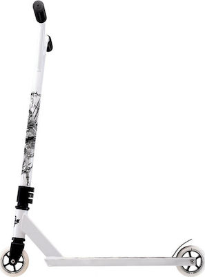 Street Surfing Kids 2-Wheel Freestyle Scooter Stunt Scooter Torpedo Armour White