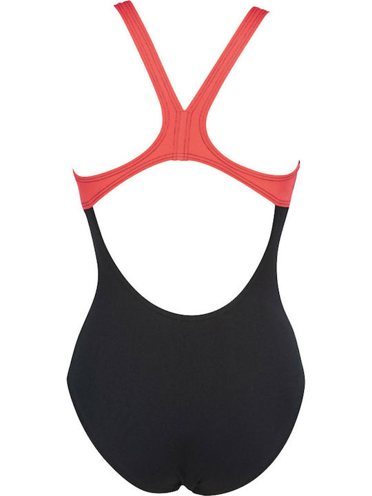 Athletic One-Piece Swimsuit Black
