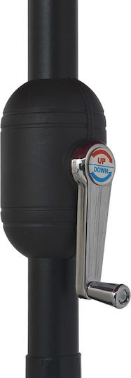 Umbrelă Rotundă Metalică Verde Ø4m