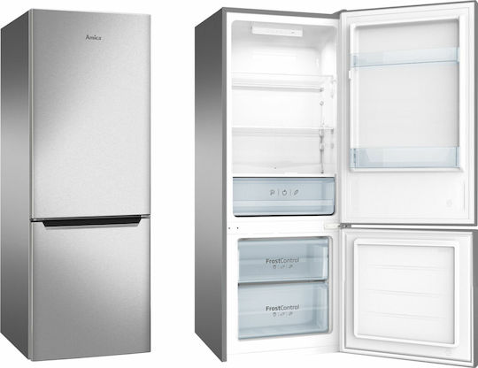 Ψυγειοκαταψύκτης 205lt NoFrost Υ144xΠ54xΒ55εκ. Inox FK244.4X