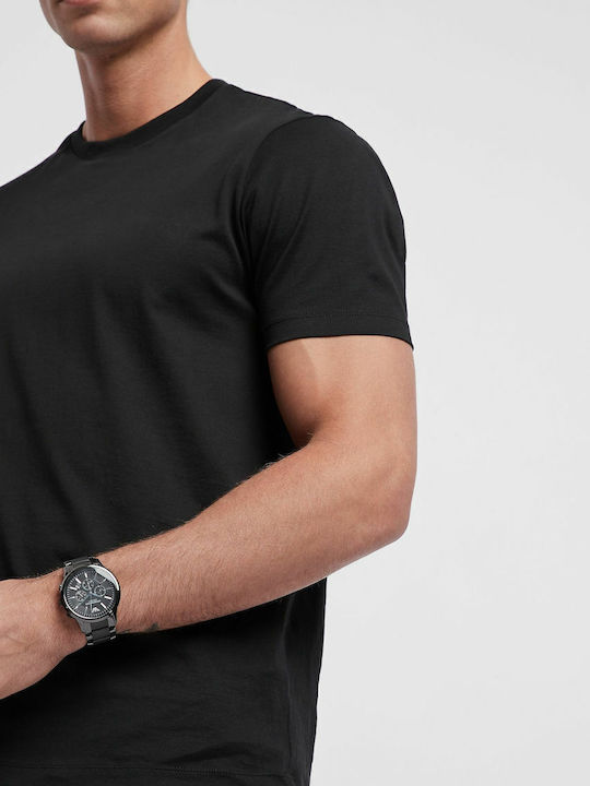 Emporio Armani Ceramica Ρολόι Μπαταρίας με Κεραμικό Μπρασελέ