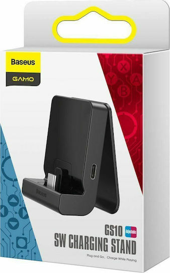 Baseus GS10 Βάση SW Adjustable για Switch σε Μαύρο χρώμα