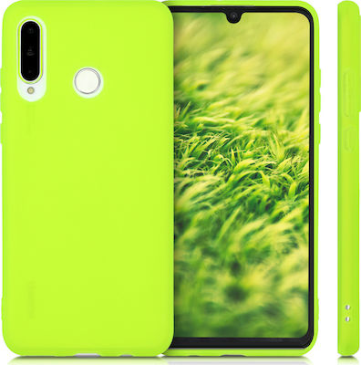 KWmobile Back Cover Σιλικόνης Neon Yellow (Huawei P30 Lite)