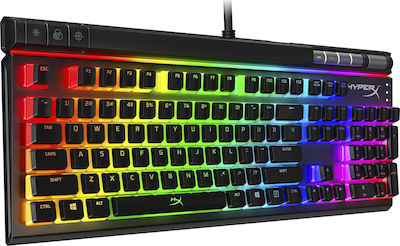 HyperX Alloy Elite 2 Gaming Μηχανικό Πληκτρολόγιο με HyperX Red διακόπτες και RGB φωτισμό (Αγγλικό US)