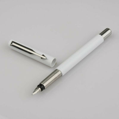 Parker Writing Pen White made of Steel