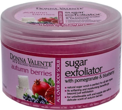 Donna Valente Sugar Scrub for Body Pomegranate & Blueberry 250gr