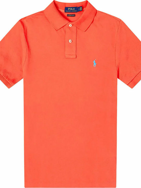 Ralph Lauren Men's T-shirt Turtleneck Orange