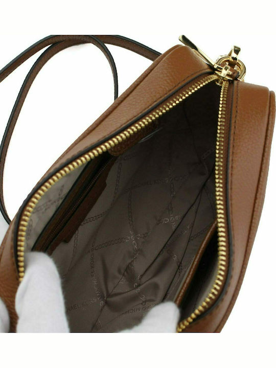 Camera Leather Women's Bag Crossbody Tabac Brown