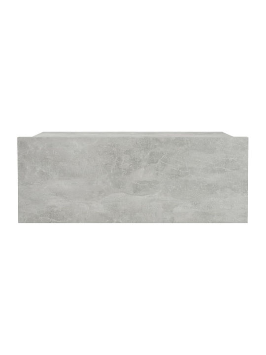Комод Дървен Сив бетон 40x15x30см