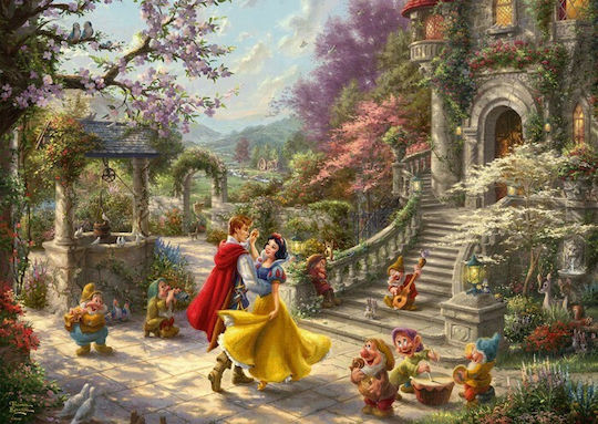 Snow White Dancing in the Sunlight Puzzle 2D 1000 Pieces