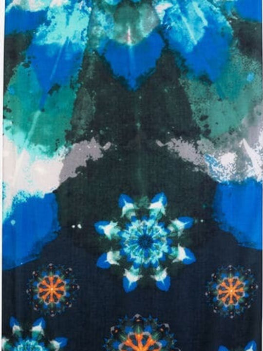 Desigual Waterfall Women's Scarf Blue