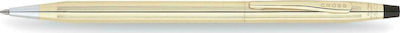 Cross Classic Century Pen Ballpoint with Blue Ink 10kt GoldFilled