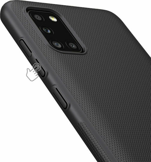 Nillkin Frosted Shield Back Cover Plastic Negru (Galaxy A31)