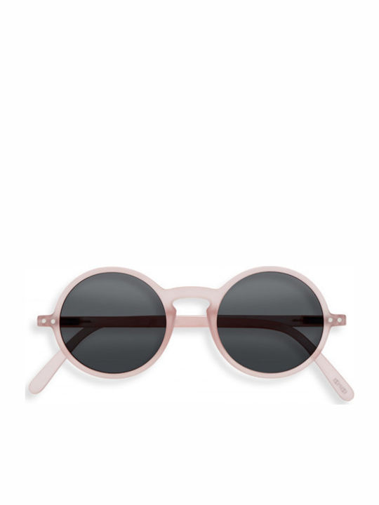 Izipizi G Sun Pink Sunglasses with Pink Plastic Frame and Black Lens