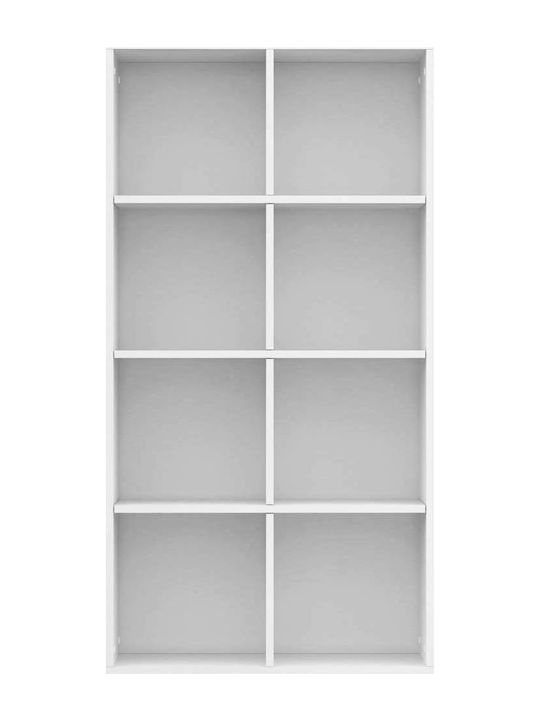 Bibliotecă Alb 66x30x130cm