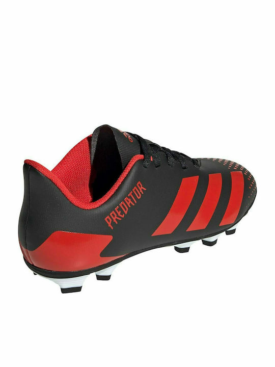 Adidas Παιδικά Ποδοσφαιρικά Παπούτσια Predator 20.4 FXG με Τάπες Μαύρα