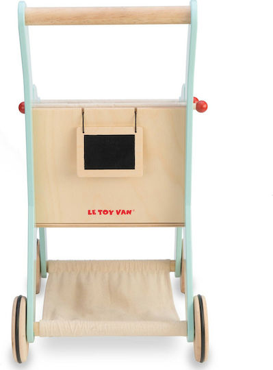 Le Toy Van Wooden Shopping Cart Made of Wood for 3+ Years