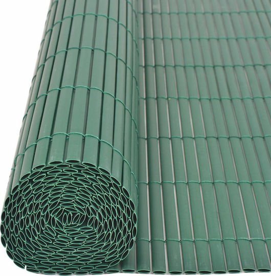 vidaXL Gartenzaun beidseitig Bambuszaun Kunststoff mit Ganzes Schilf 1.5x3m
