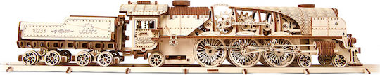 Дървена Конструктивна Игра V-Express Steam Train with Tender