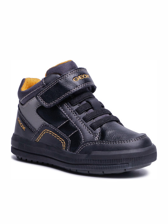 Arzach Kids Sneakers High Anatomic with Scratch Black
