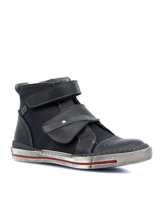 PRIMI PASSI CHILDREN'S BOOTS FOR BOYS WITH BLACK LEATHER