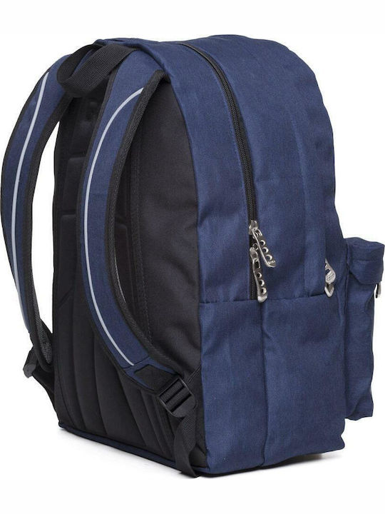 Polo Original Double 600D School Bag Backpack Junior High-High School in Blue color L32 x W23 x H40cm 2020