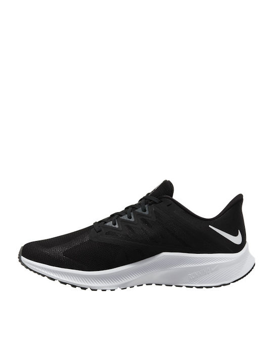 Nike Quest 3 Ανδρικά Αθλητικά Παπούτσια Running Μαύρα