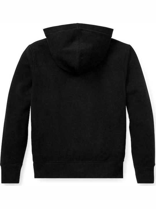 GSA Boys Hooded Sweatshirt with Zipper Black