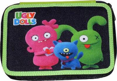 Gim Ugly Dolls Pencil Case Full with 2 Compartments Black